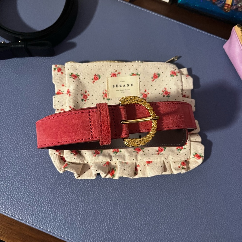 Sezane peony Thelma belt